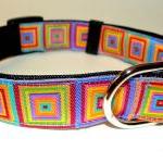 Adjustable Dog Collar - Bright &..