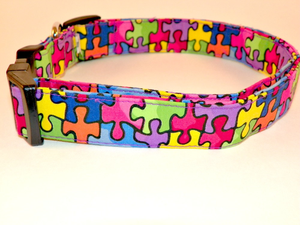 Autism Awareness Dog Collar - Xl (17-29")